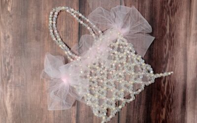 ビーズバッグと写真